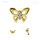 18K GOLD Aufsatz Schmetterling