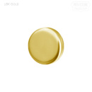 18K Gold Push In Plain Pin 2 mm