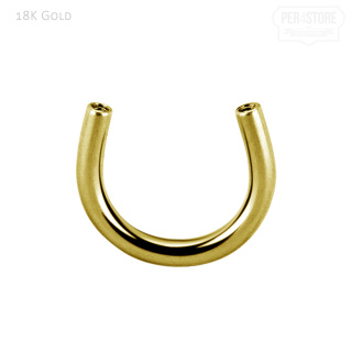 18K Gold Int. Circular Barbell Base