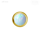 18K Gold Push In Aufsatz Opal