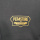 Branded Black Zip Hoodie Gold Logo
