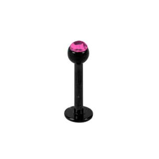 Labret with jewelled ball 1.2x10  x 3