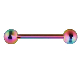 Barbell Color Titan with 2 Balls. 1.2x8x3/3-RW