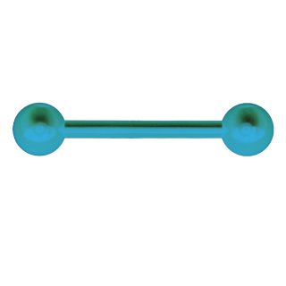 Barbell Color Titan with 2 Balls. 1.6x16 x 5/5-LB