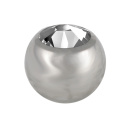 316l Surgical Steel Jewelled Ball 1.2x3