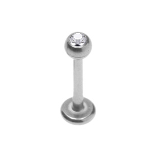 Labret w jewelled ball 1.6x6x4  mm
