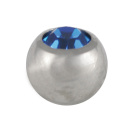 Titanium Jewelled Ball 1.2x3