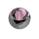 Titanium big jewelled Ball 1.6x4  mm