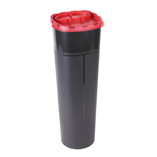 Kanülenabwurfbehälter schwarz 5 Liter
